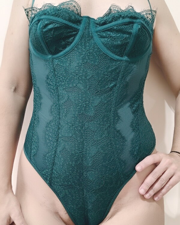 Body verde espectacular