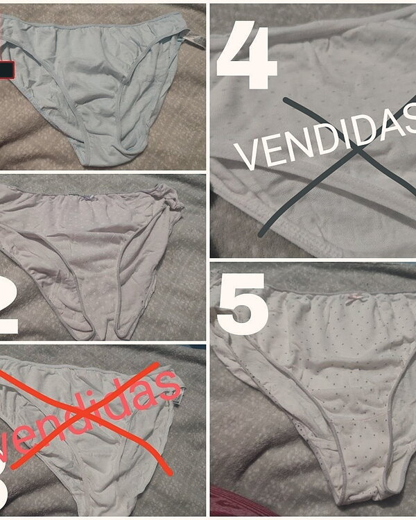 Bragas algodón 100%