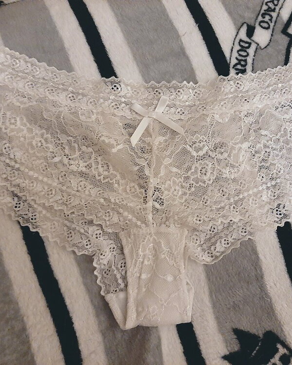 Bragas encaje blancas