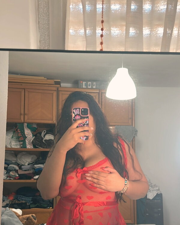 Camisón transparente con panty